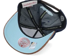 D-stressed Pro Dark Navy/Brown Corduroy A-frame Adjustable - Mitchell & Ness