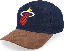 D-stressed Pro Dark Navy/Brown Corduroy A-frame Adjustable - Mitchell & Ness