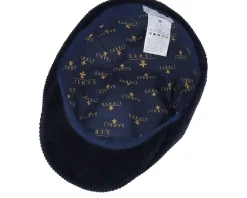 Duck Cap Corduroy Navy Flatcap - Lierys