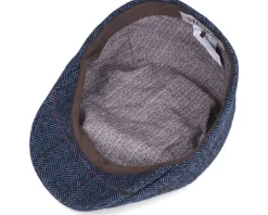 Duck Cap Wool Blue Flat Cap - Stetson