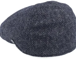 Duck Cap Wool Navy Flat Cap - Lierys