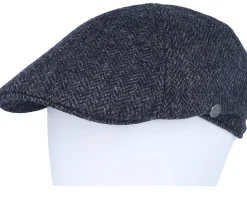 Duck Cap Wool Navy Flat Cap - Lierys