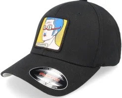 Dumb And Broke Patch Black Flexfit - 4REAL