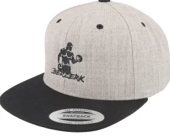 Dumbbell Bicep Curl Fitness Grey/Black Snapback - Berzerk