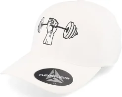 Dumbbell Fist Gym Delta White Flexfit - Berzerk