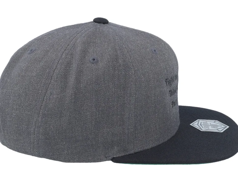Dungeon Lessons Classic Charcoal/Black Snapback - Critiql Hit