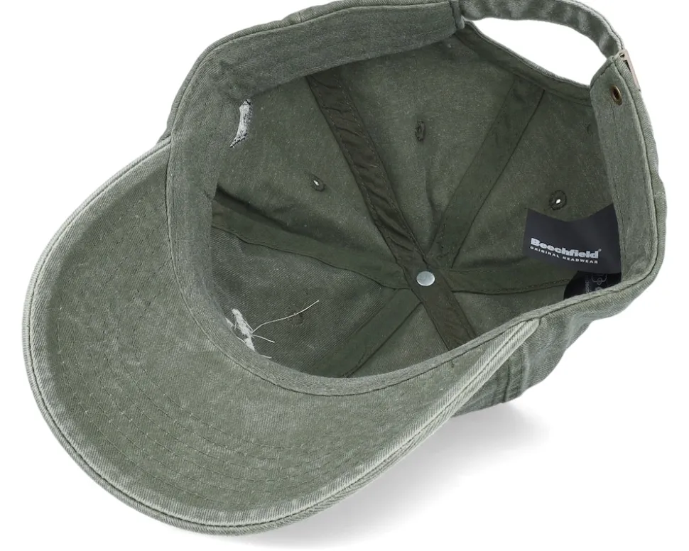 Dungeon Lessons Vintage Washed Olive Dad Cap - Critiql Hit