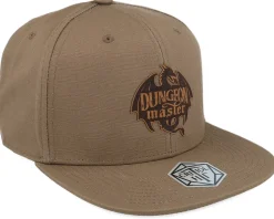 Dungeon Master Dragon Brown Earth Snapback - Critiql Hit