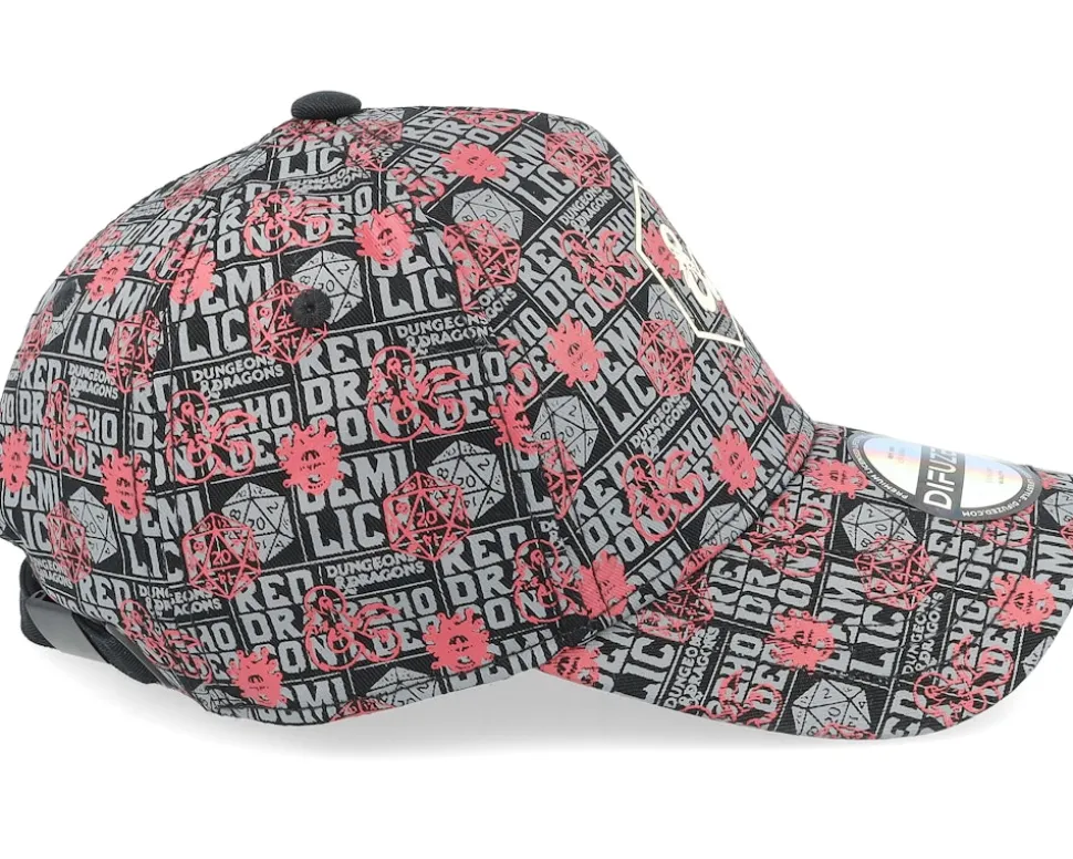 Dungeons & Dragons Men's Black Adjustable - Difuzed