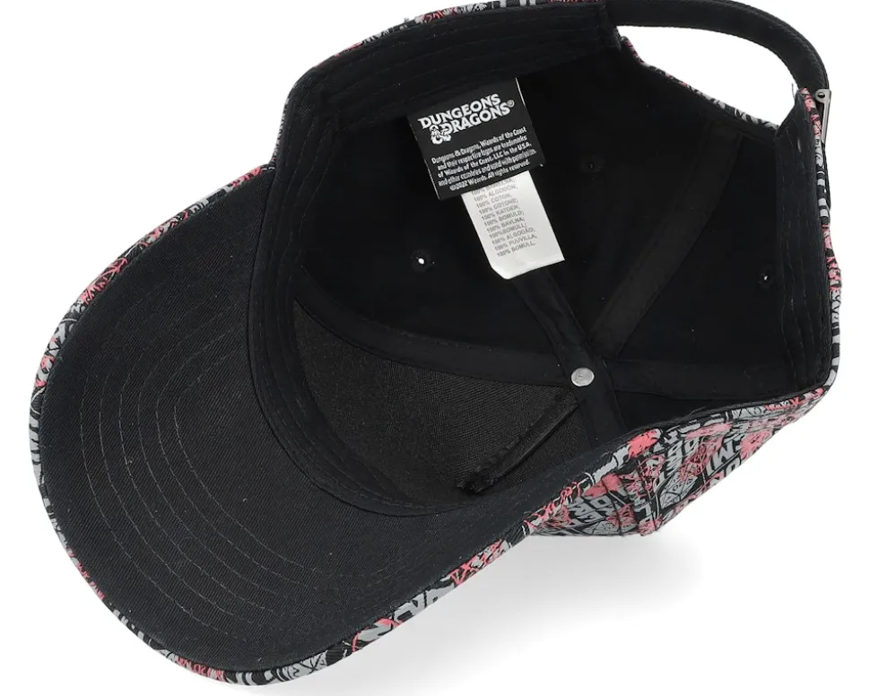 Dungeons & Dragons Men's Black Adjustable - Difuzed