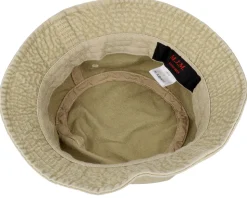 Dyed Cotton Twill Beige Bucket - MJM Hats