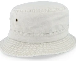 Dyed Cotton Twill Natural Bucket - MJM Hats