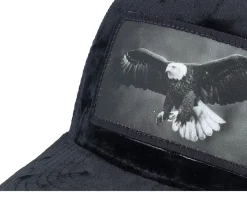 Eagle Big Patch Velvet Black Trucker - Calza Pennello