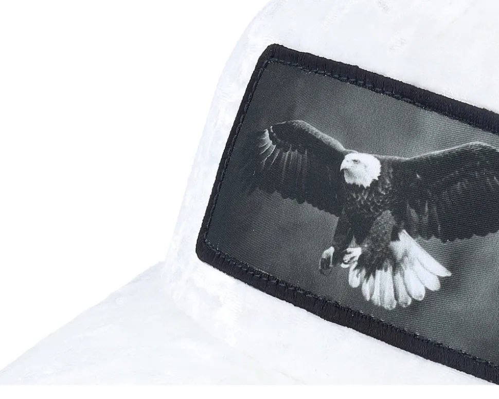 Eagle Big Patch Velvet White Trucker - Calza Pennello