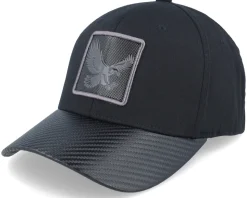Eagle Black Metallic Patch Carbon/Black Flexfit - Iconic