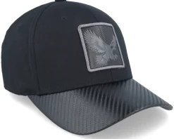 Eagle Black Metallic Patch Carbon/Black Flexfit - Iconic