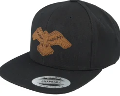 Eagle Brown Patch Black Snapback - Wild Spirit