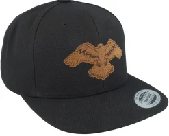 Eagle Brown Patch Black Snapback - Wild Spirit