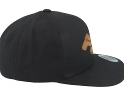 Eagle Brown Patch Black Snapback - Wild Spirit