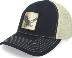 Eagle Gold Patch Black/Vegas Gold Trucker - Iconic