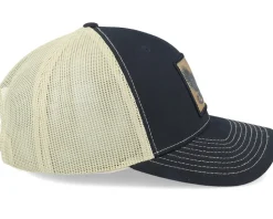 Eagle Gold Patch Black/Vegas Gold Trucker - Iconic