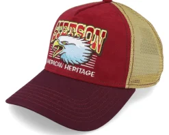 Eagle Head Red/Maroon Trucker - Stetson