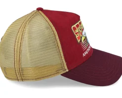 Eagle Head Red/Maroon Trucker - Stetson