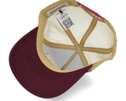 Eagle Head Red/Maroon Trucker - Stetson