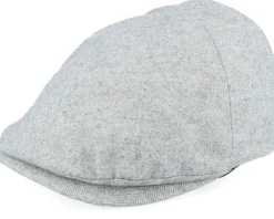 Eagle Patch Light Grey Ivy Flat Cap - Jack Anchor