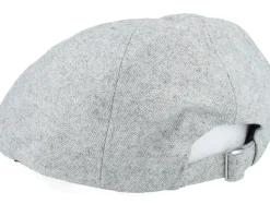 Eagle Patch Light Grey Ivy Flat Cap - Jack Anchor