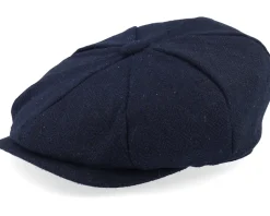 Eagle Patch Navy Bakerboy Flat Cap - Wild Spirit