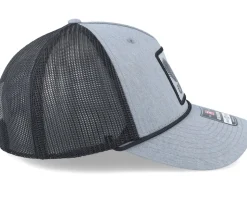 Eagle Silver Patch Heather Grey/Black Rope Trucker - Iconic