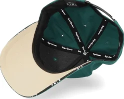 Earlham Curved Peak Green Adjustable - King Apparel