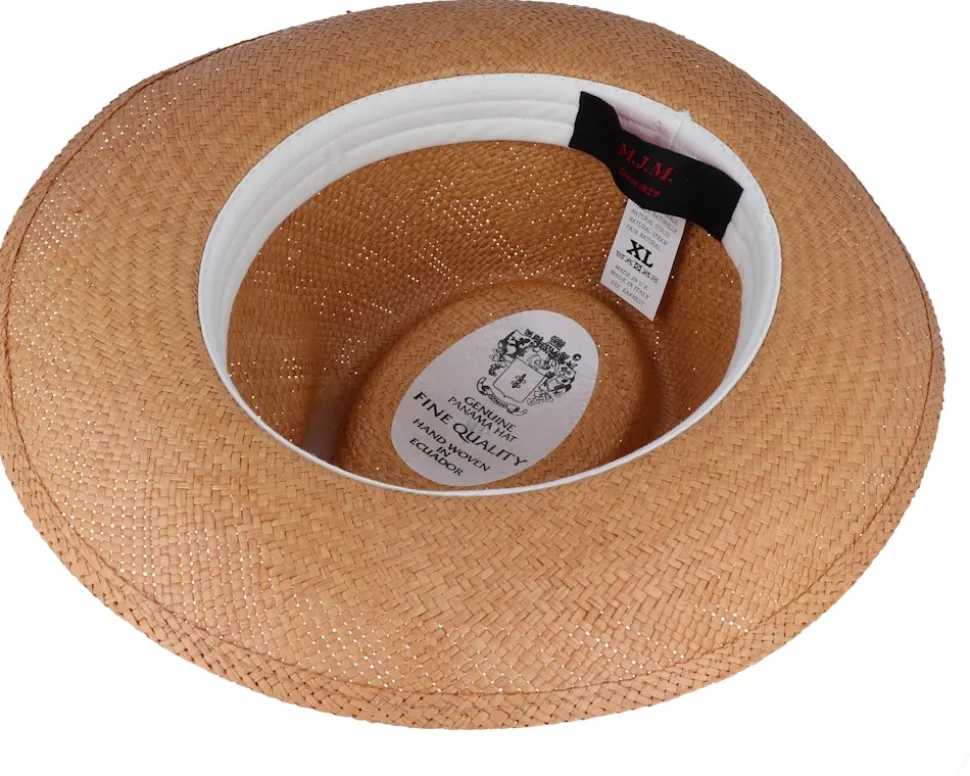 Earnest Panama Biscotto Straw Hat - MJM Hats