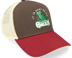 Easy Green Mudd/Wine Trucker - Coastal