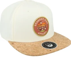 Easy Sunset Patch Natural/Cork Snapback - Bearded Man