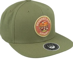 Easy Sunset Patch Olive Snapback