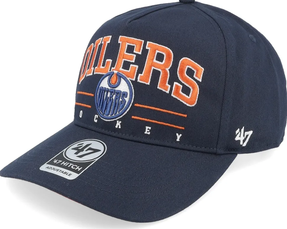 Edmonton Oilers Roscoe 47 Hitch Cap Navy A-frame Adjustable - 47 Brand