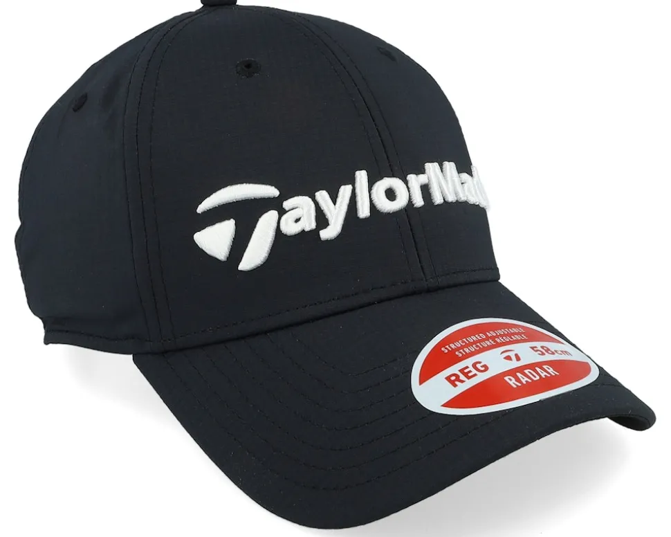 Eg Radar Hat Black Adjustable - Taylor Made