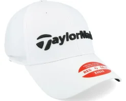 Eg Radar Hat White/Black Adjustable - Taylor Made