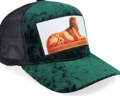 Egyptian Sphinx Velvet Green/Black A-frame - Calza Pennello