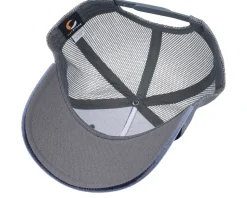 Eiffel Tower Velvet Grey/Grey A-frame Trucker - Calza Pennello