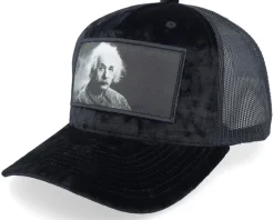 Einstein Velvet Black/Black A-frame Trucker - Scenes