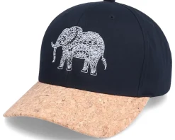 Elephant Mandala Black/Cork Adjustable - Iconic