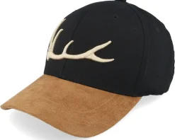 Elk Antler 3d Black/Suede Flexfit - Hunter
