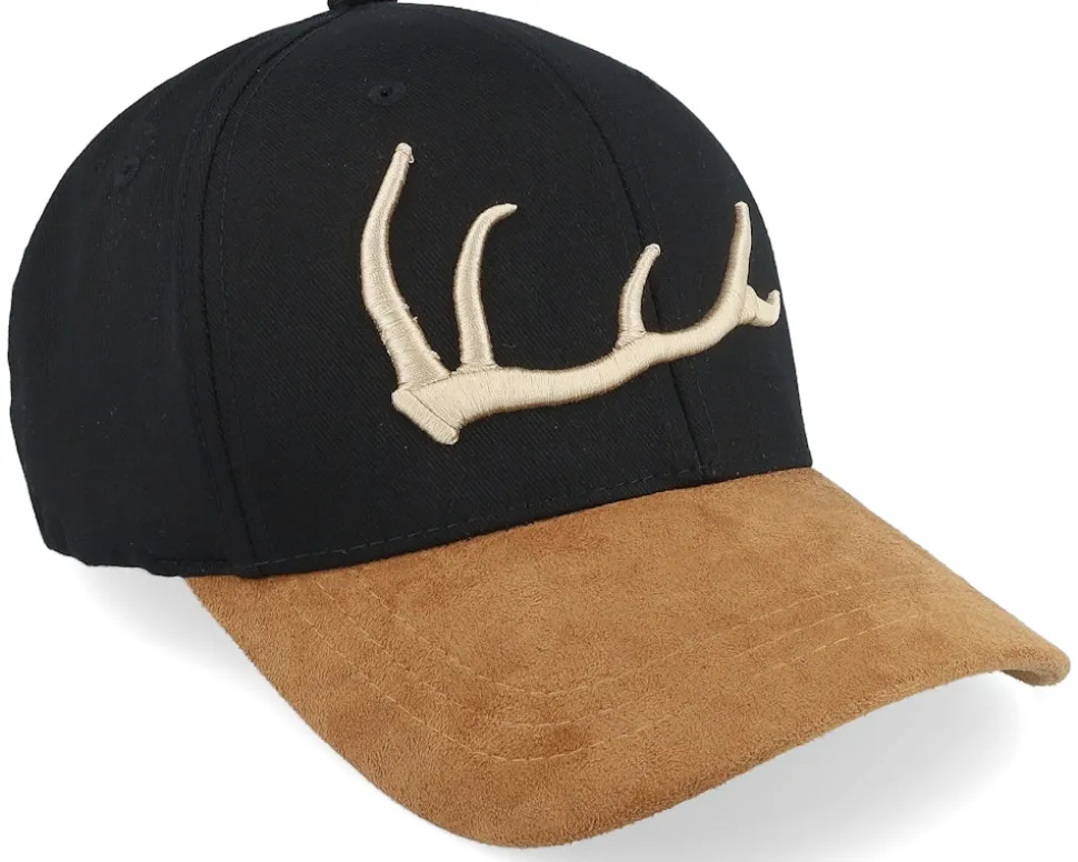 Elk Antler 3d Black/Suede Flexfit - Hunter
