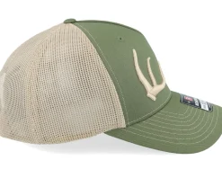 Elk Antler 3d 112fp Split Olive/Tan Trucker - Hunter