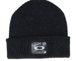 Ellipse Patch Waffle Beanie Blackout Cuff - Oakley