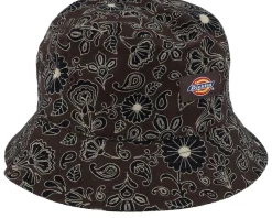Ellis Hat Floral All Over Print Dark Brown Bucket - Dickies