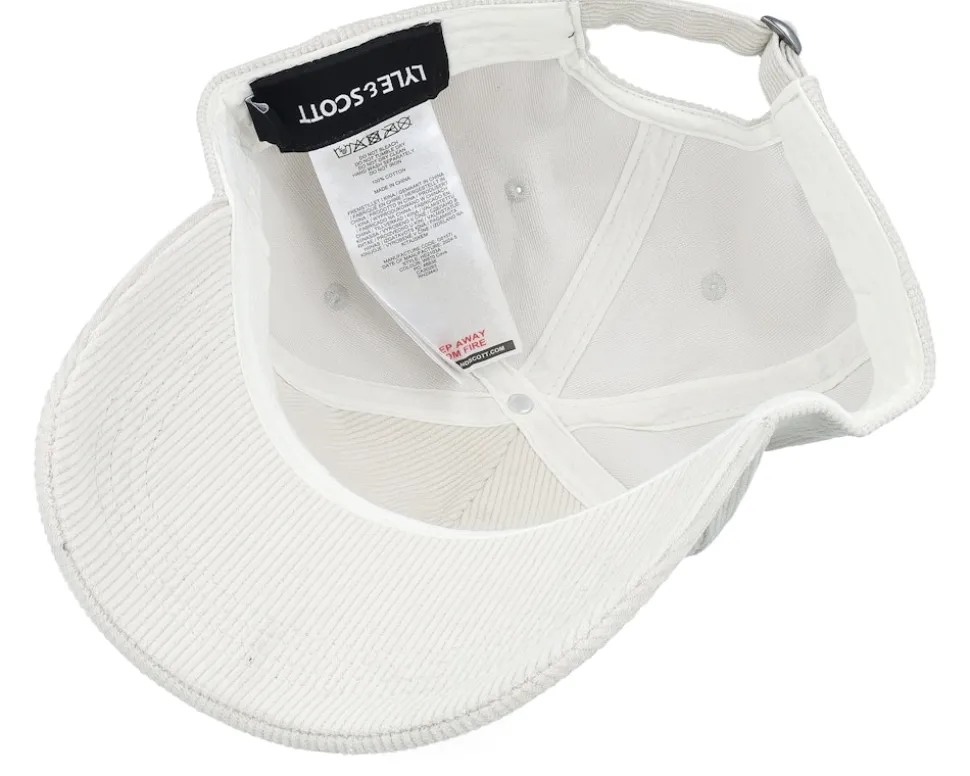 Embroidered Corduroy Cap Cove Dad Cap - Lyle & Scott